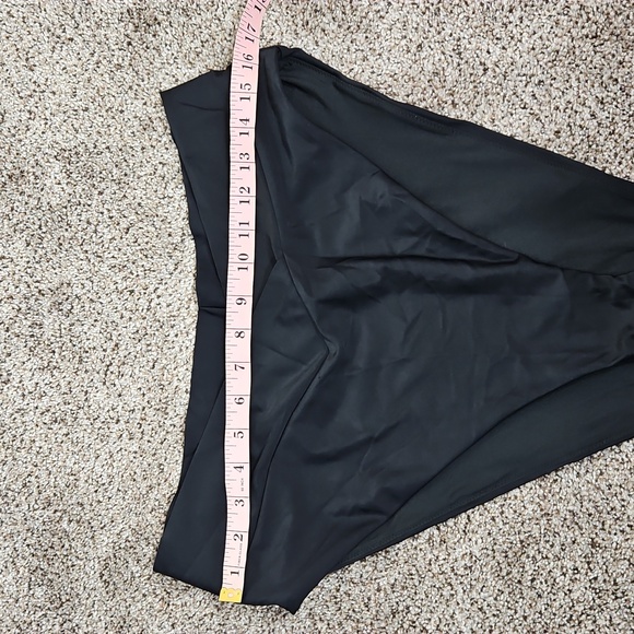 Aerie NWT Crossover High Cut Cheeky Bikini Bottom Size XXL Black - Picture 5 of 9